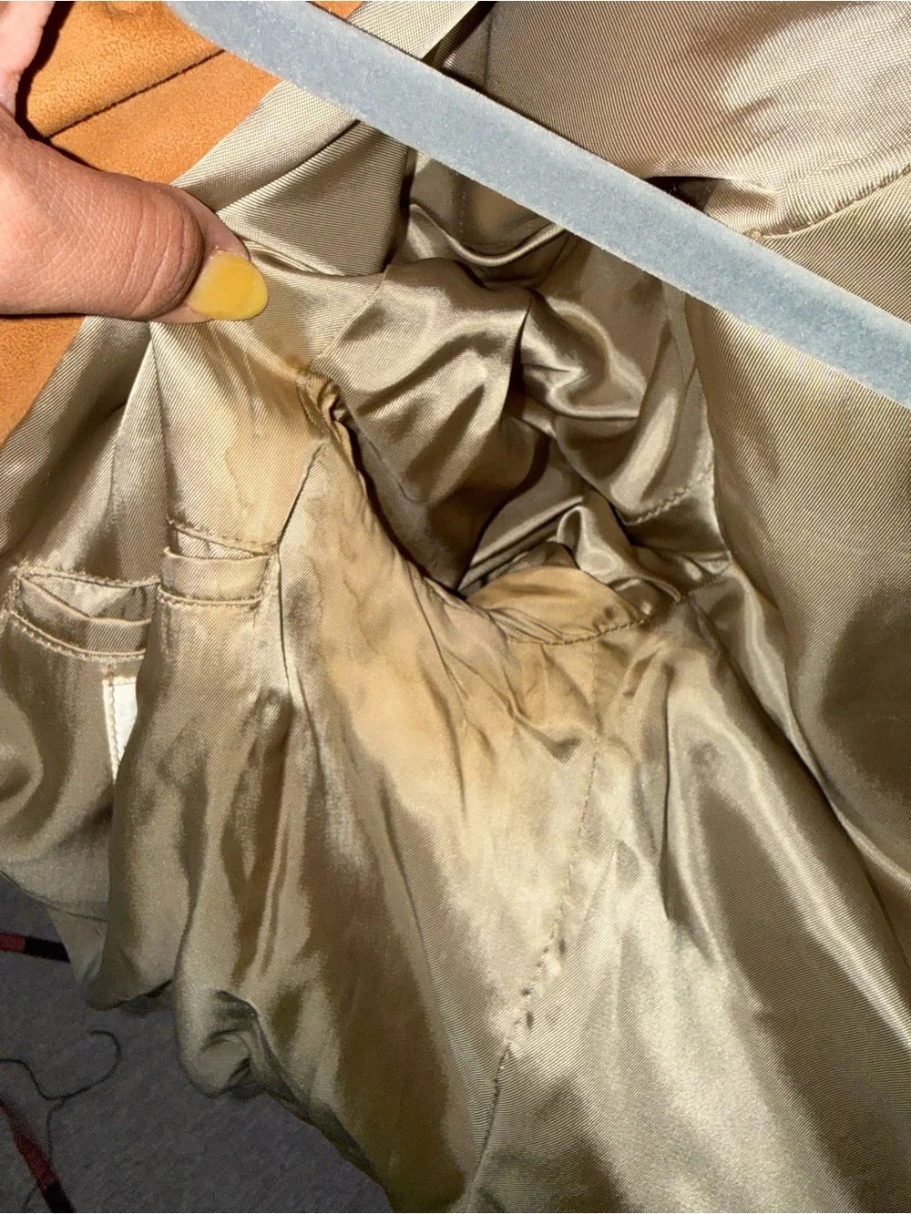 Vintage 70s Scully Tan Suede Leather Western Blazer Car Coat Jacket